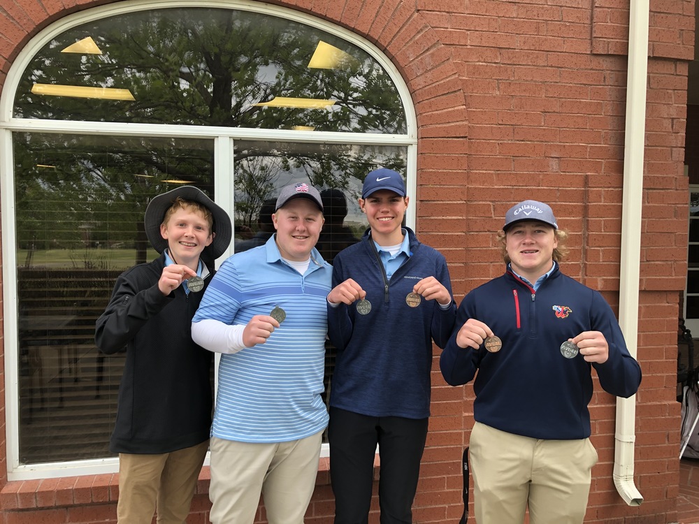 Boys Golf Team finishes 2nd in League tournament