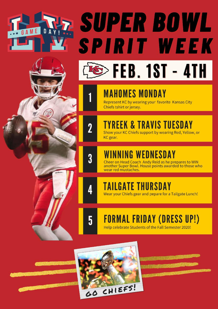 Kansas City Chiefs Spirit Week