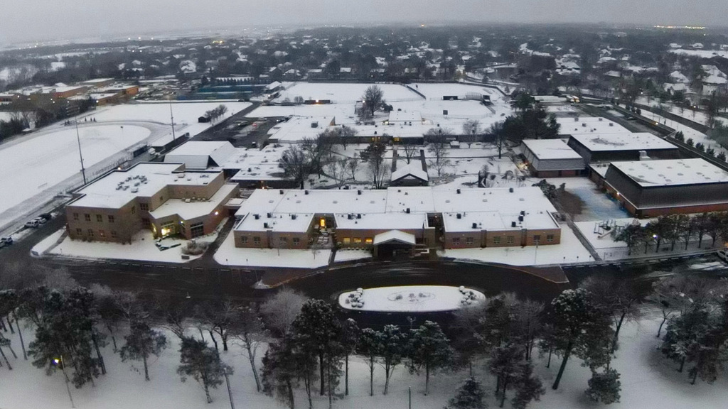 Snow Covered Campus