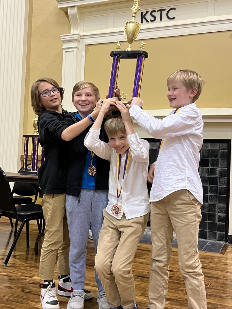 Chess Team with Trophy